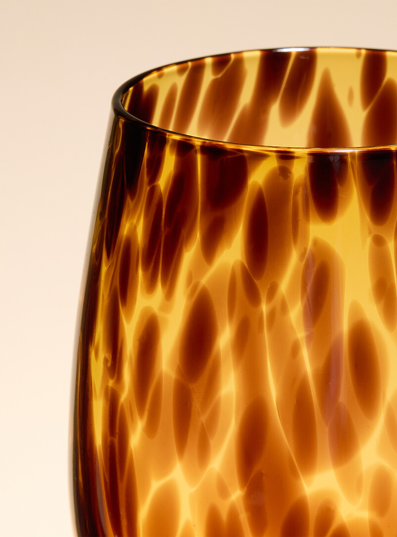 Tortoiseshell wine glasses Set of 2 product image 2