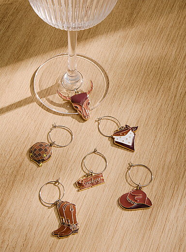 Les marque-verres western Ensemble de 6
