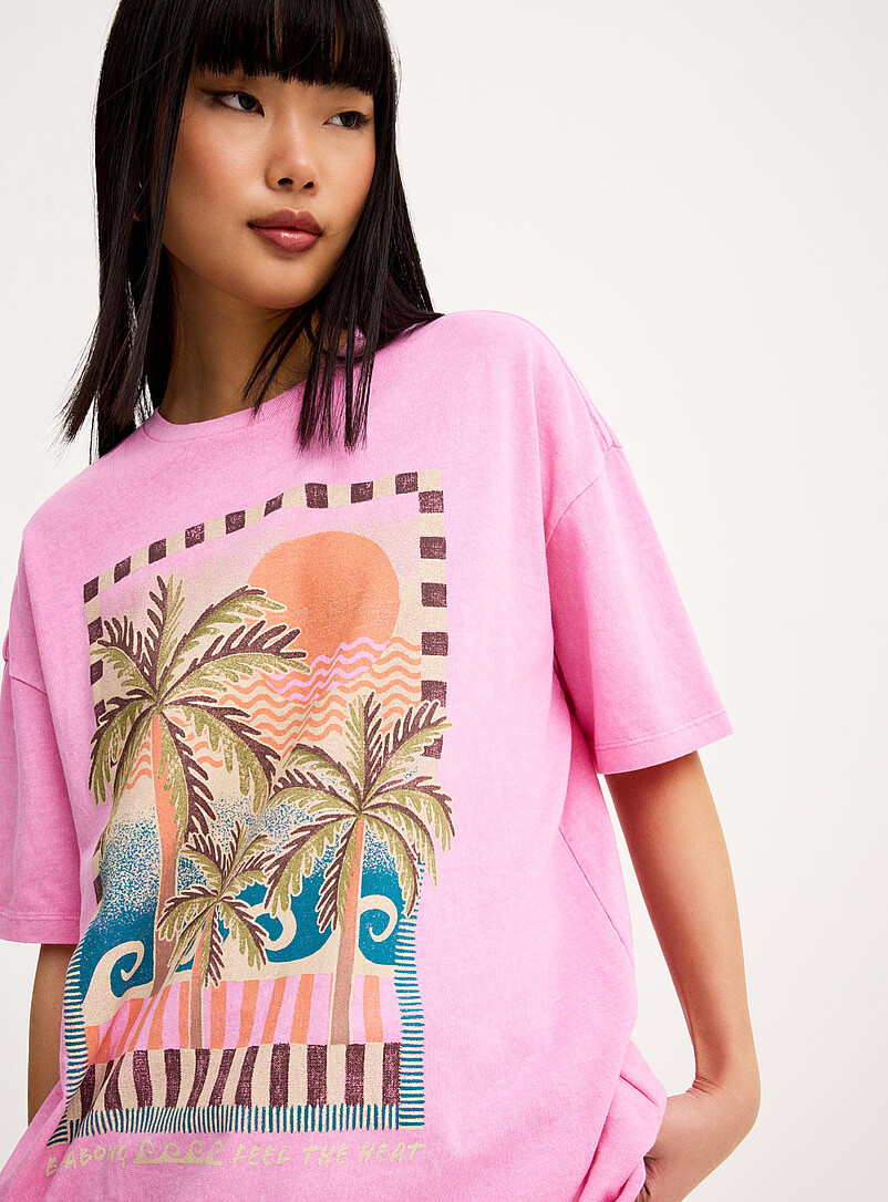 Feel The Heat pink T-shirt | Billabong | | Simons