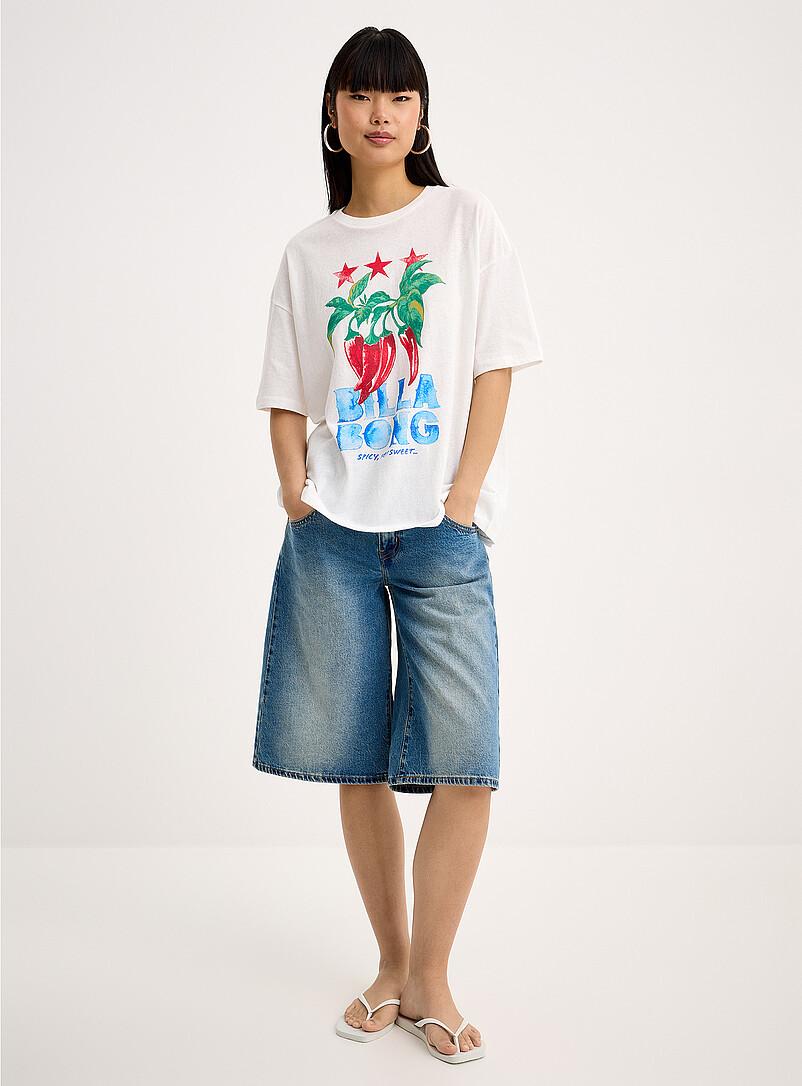 Billabong: Le t-shirt piments forts Blanc pour femme