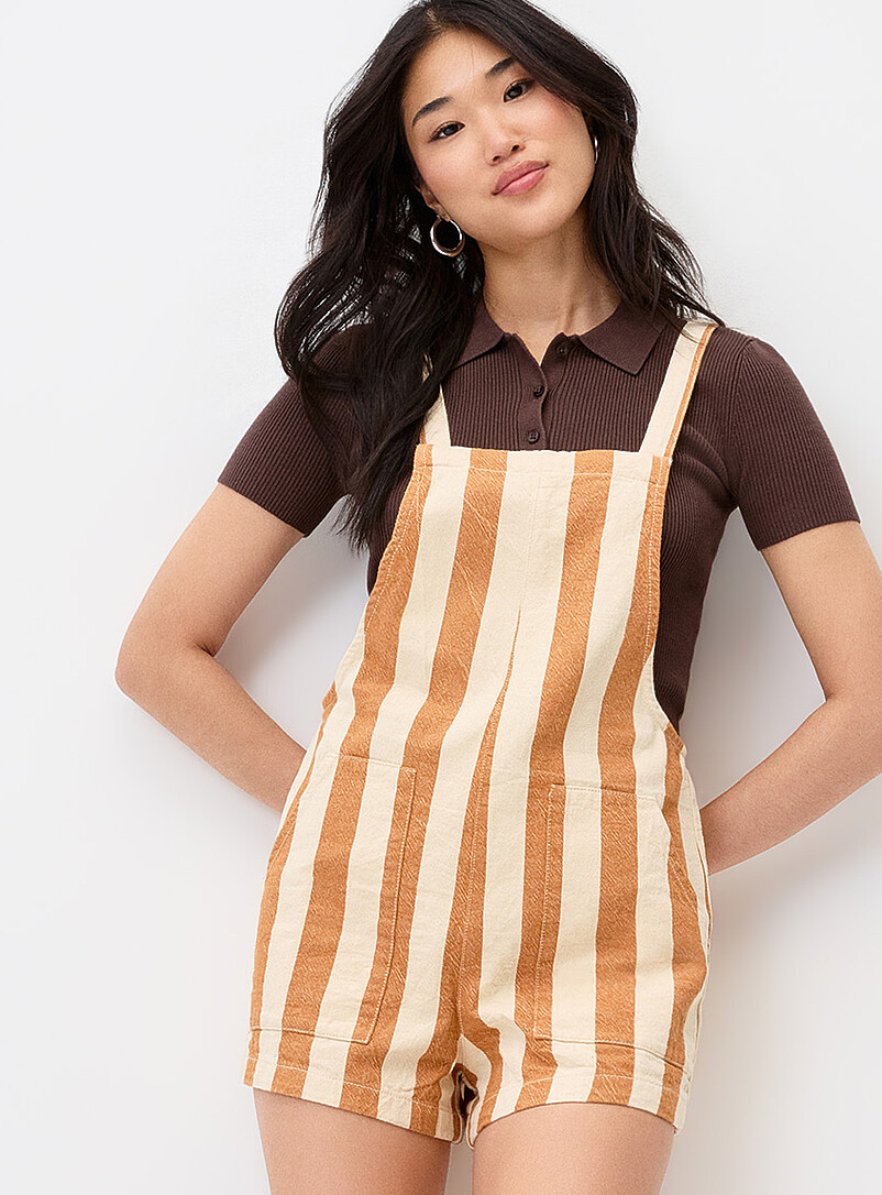 Patch pockets denim romper product image (primary)