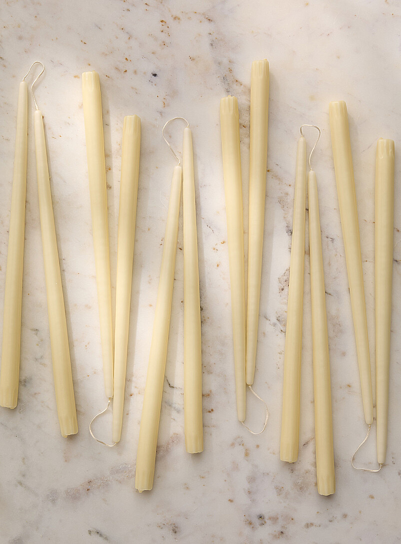 Taper ultra-long conical candles Set of 12 product image (primary)
