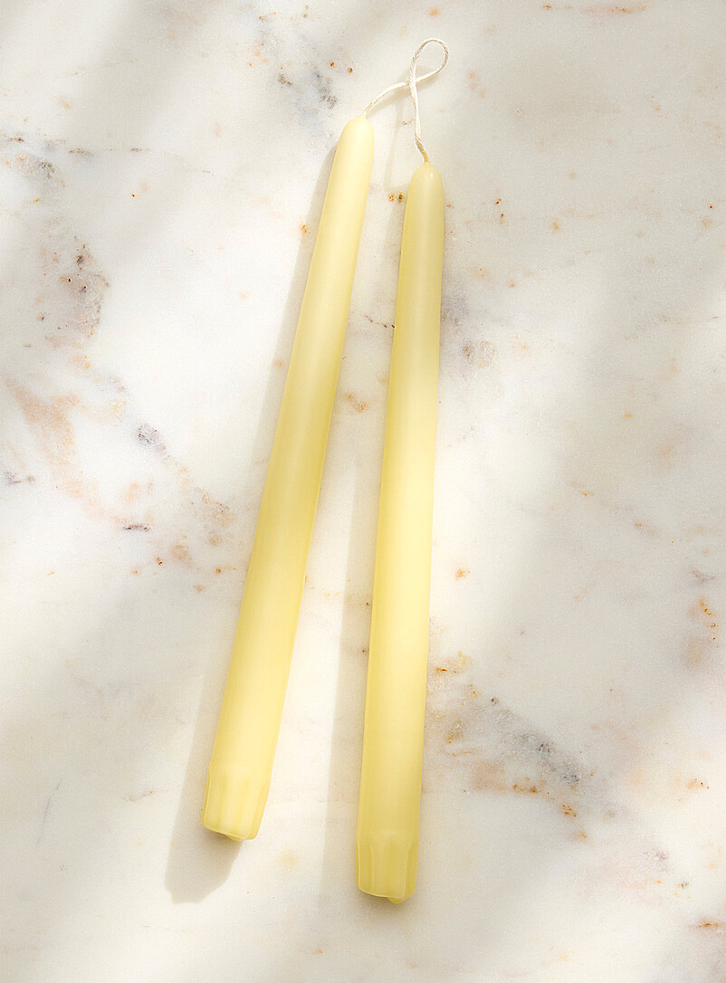 Taper colourful elongated candles Set of 2 product image (primary)