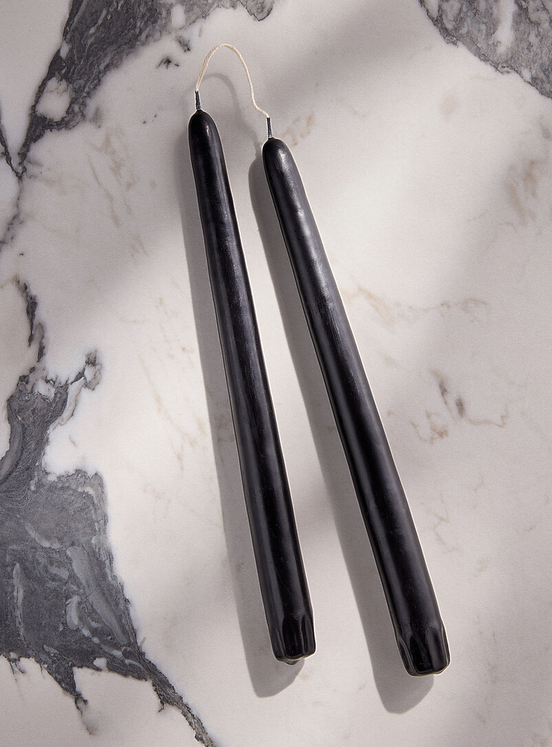 Taper elongated conical candles Set of 2 product image (primary)