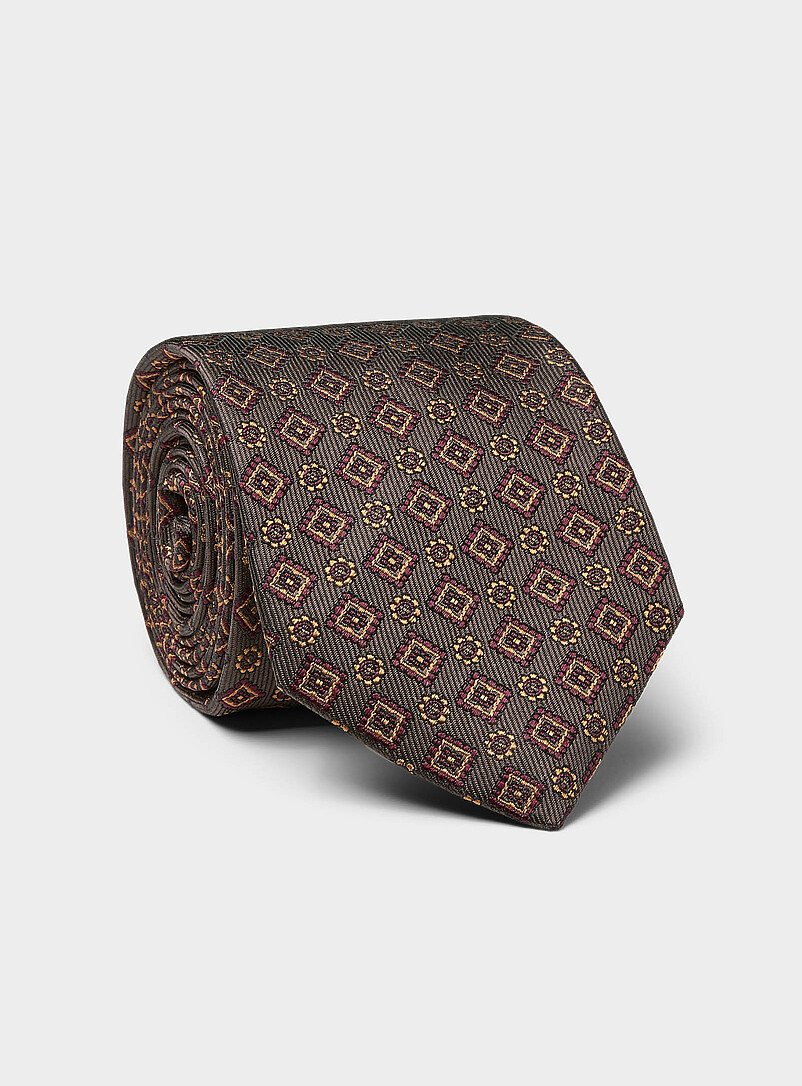 Épingle à Cravate En Or 10k Avec Micro-mosaïque Vintage - Sans Marque