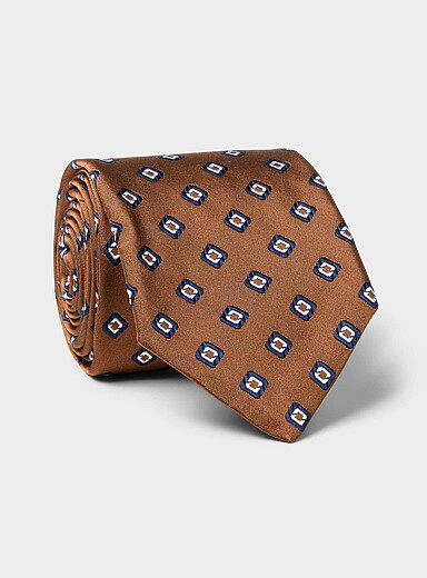 Retro diamond tie