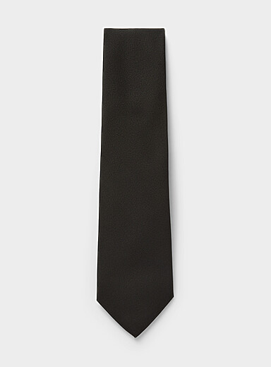 Solid twill tie