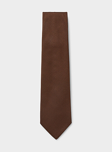 La cravate twill unie