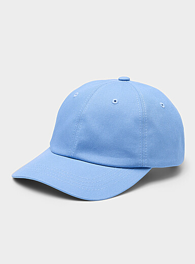 Le 31 Baby Blue Solid twill minimalist cap <b>Imported from Seoul</b> for men