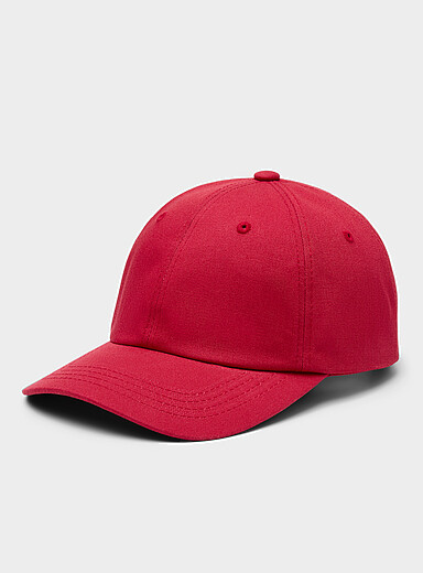 La casquette minimaliste twill uni <b>Importation de S&eacute;oul</b>