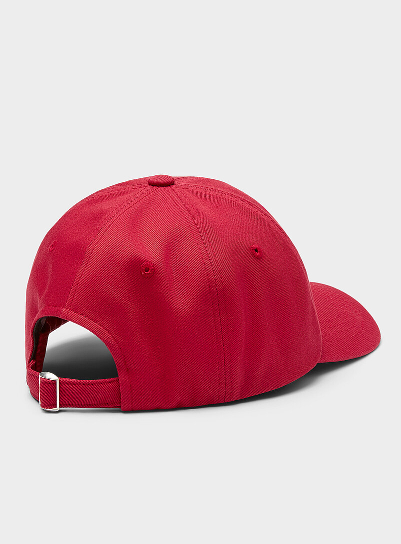 Le 31: La casquette minimaliste twill uni <b>Importation de S&eacute;oul</b> Noir pour homme