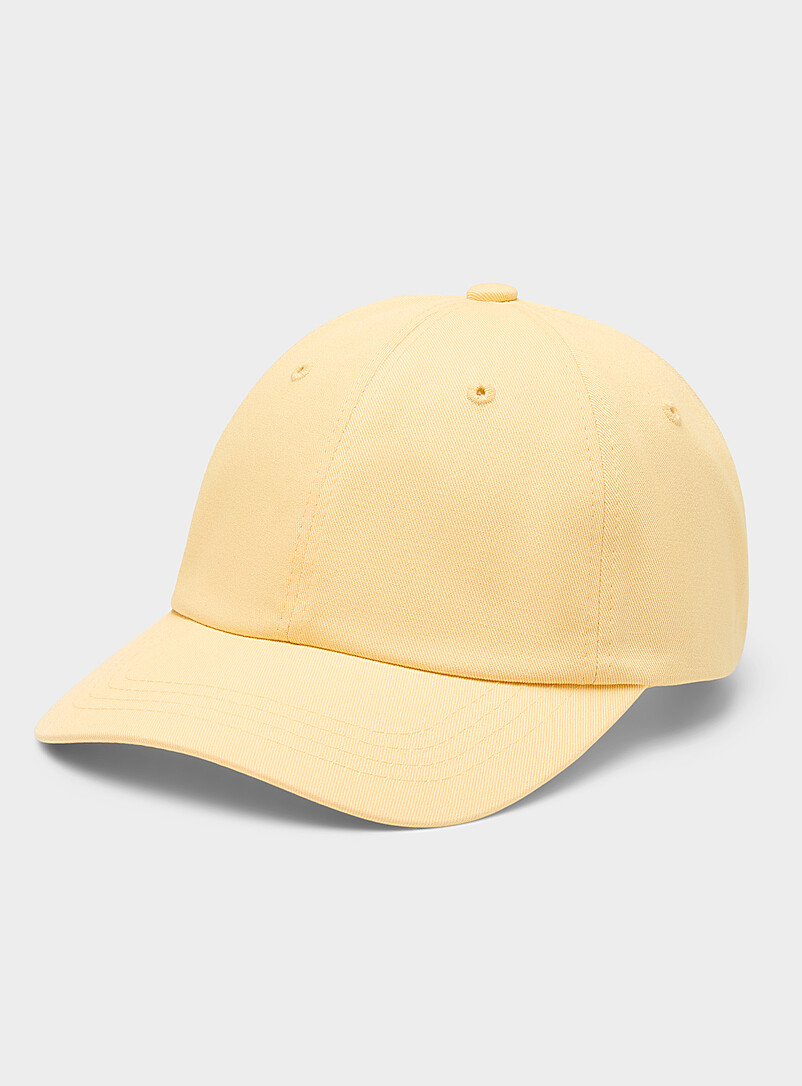 Le 31: La casquette minimaliste twill uni <b>Importation de S&eacute;oul</b> Noir pour homme