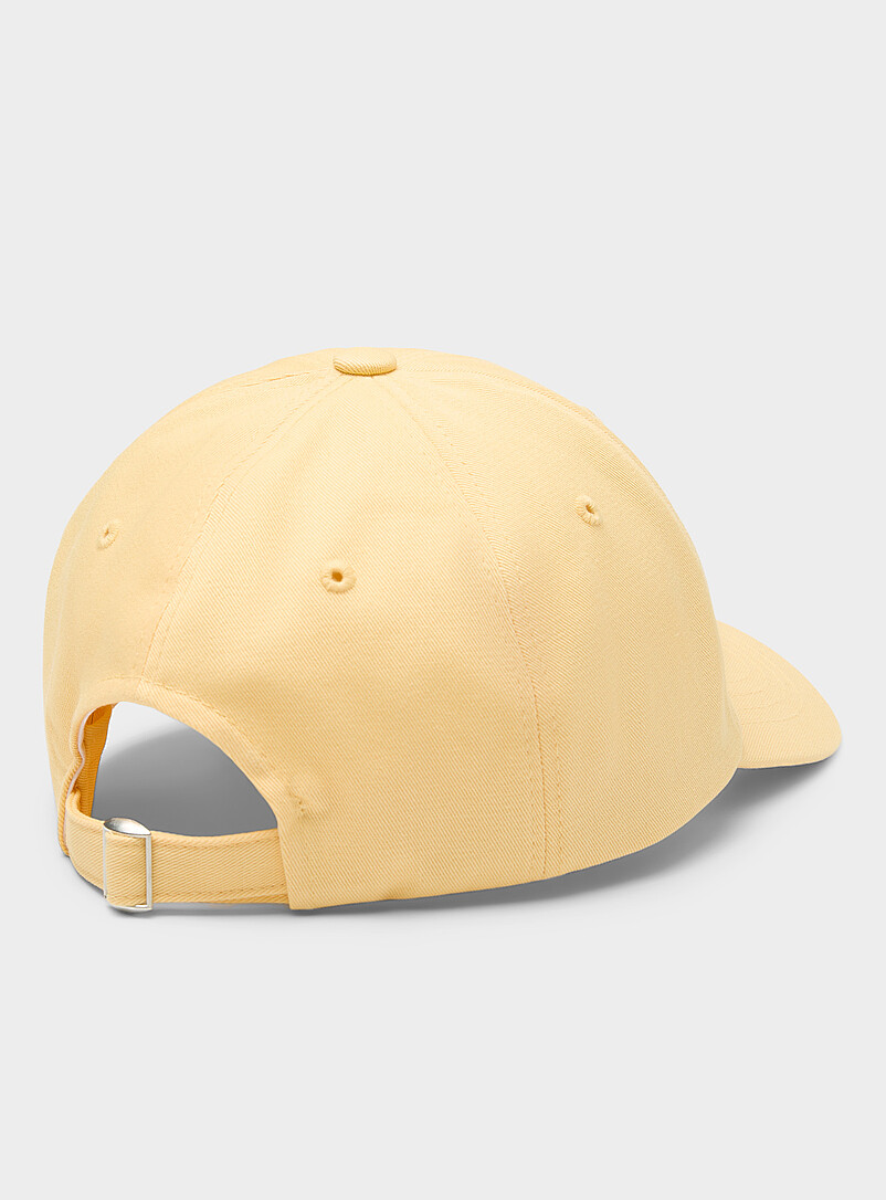 Le 31: La casquette minimaliste twill uni <b>Importation de S&eacute;oul</b> Noir pour homme
