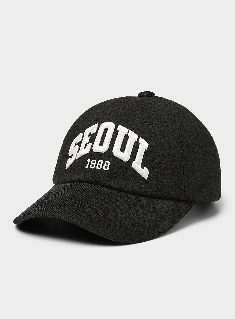 Versety Caps Corduroy-visor felt varsity cap | Le 31 | Caps for Men | Simons