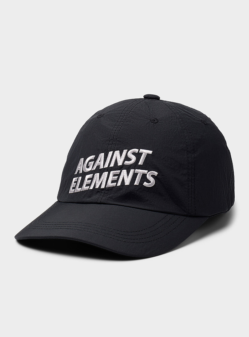 Embroidered Message Nylon Cap Imported From Seoul