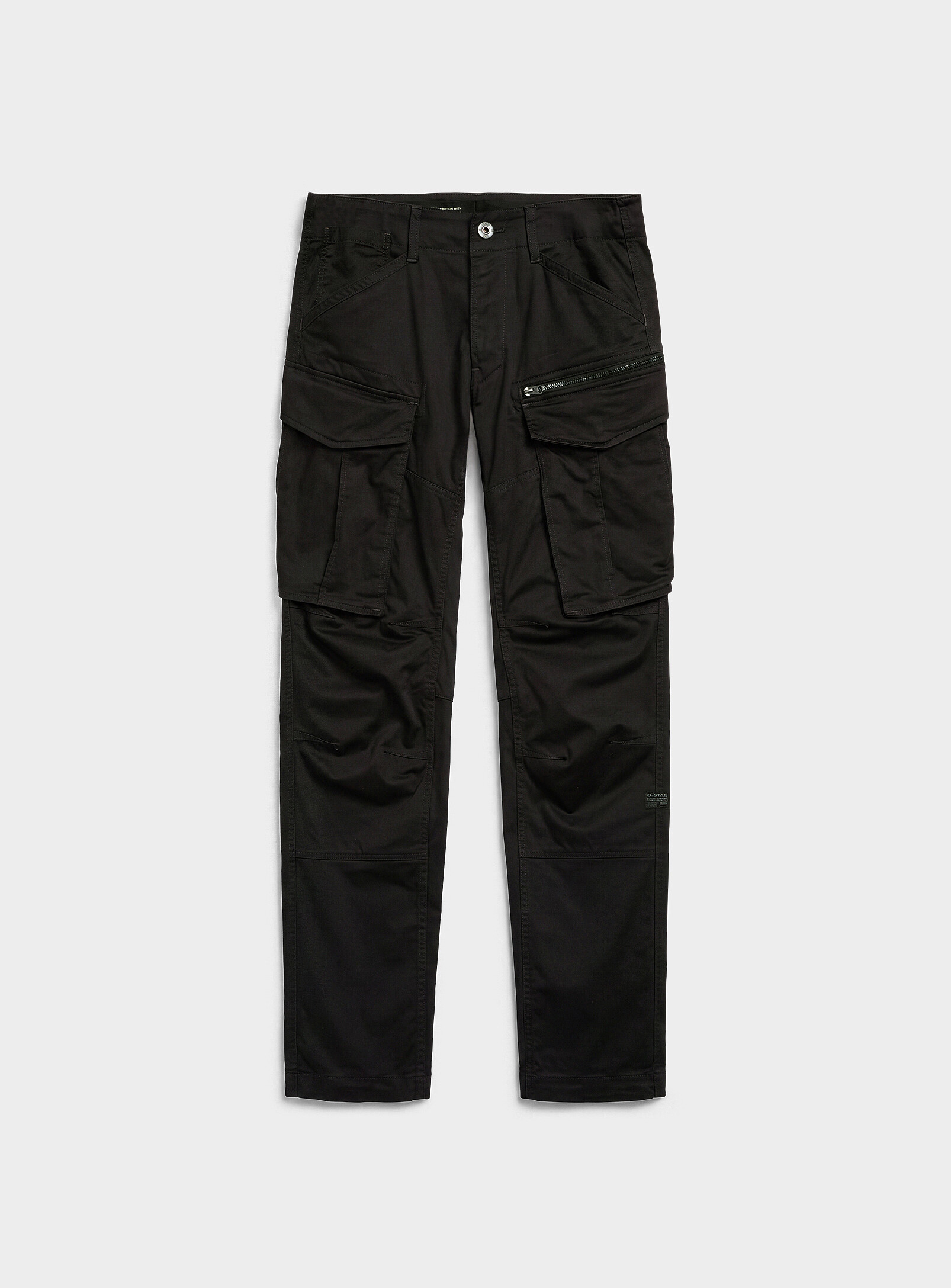 G-Star Raw - Le pantalon cargo Rovic 3D Coupe fuselée (Homme, Noir, 36)