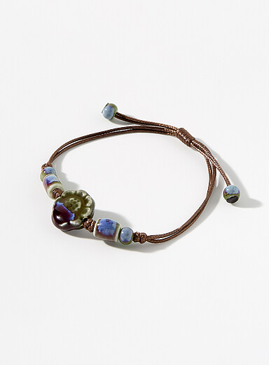 Le bracelet corde billes artistiques