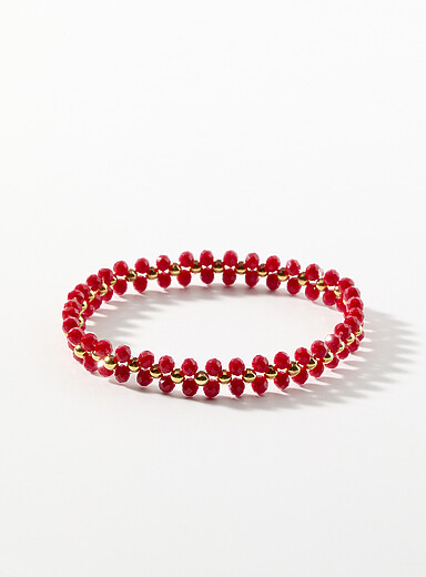 Le bracelet de billes effet double
