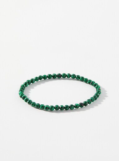 Le bracelet de billes marbr&eacute;es