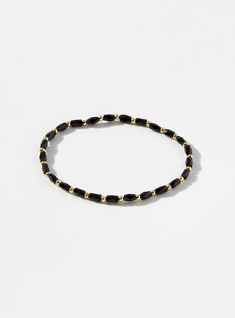 Two-tone bead bracelet product image (primary)