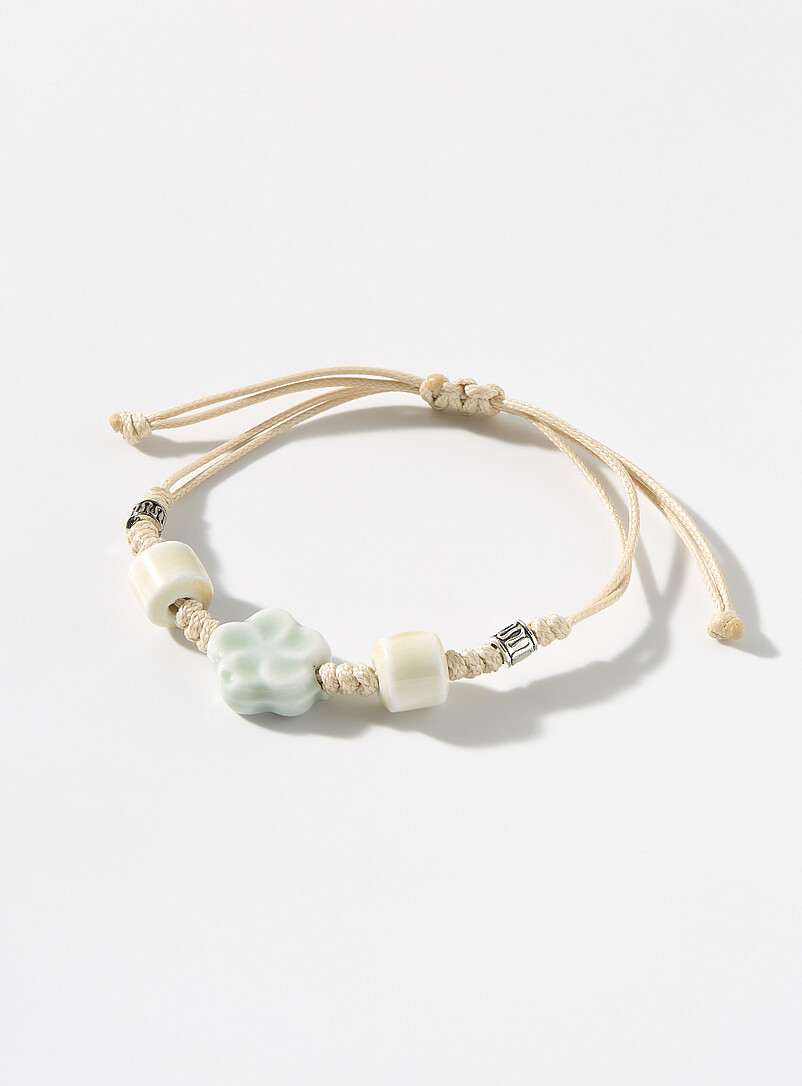 Artistic bead cord bracelet product image (primary)