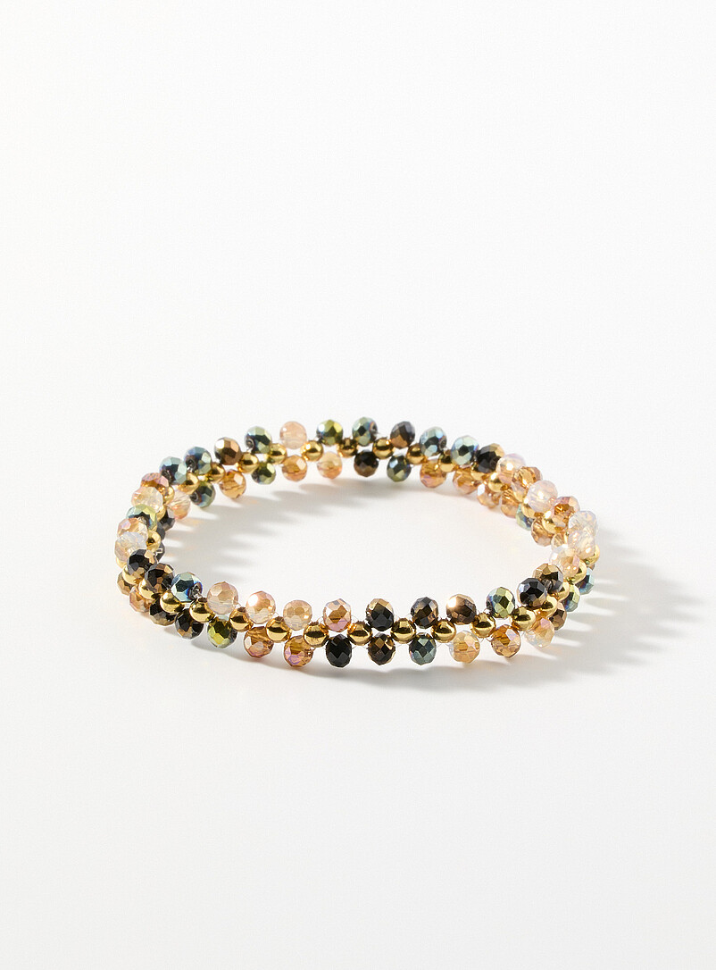 Double-look bead bracelet product image (primary)