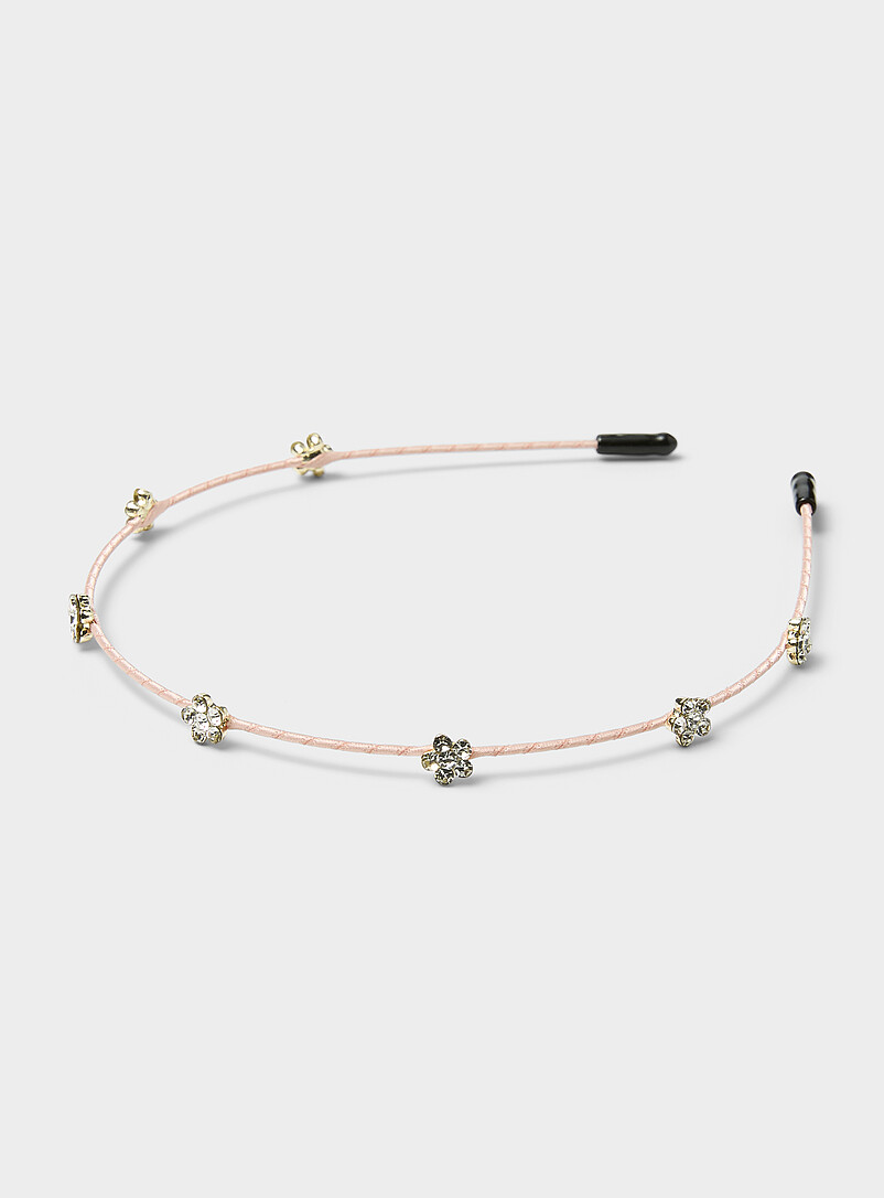 Crystal mini-flower headband product image (primary)