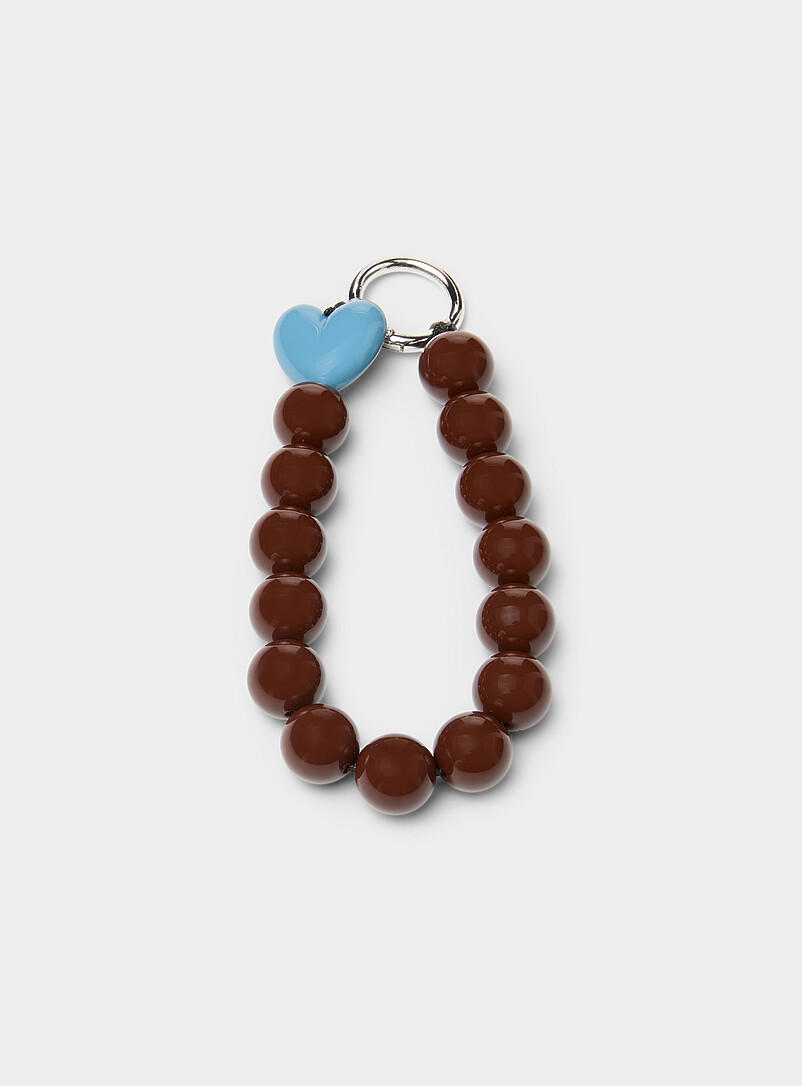 Heart and bead charm product image (primary)