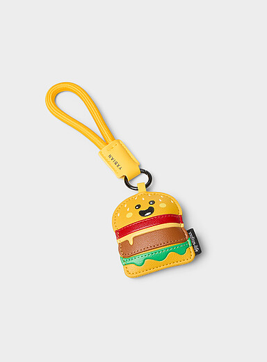 La breloque de sac hamburger faux cuir