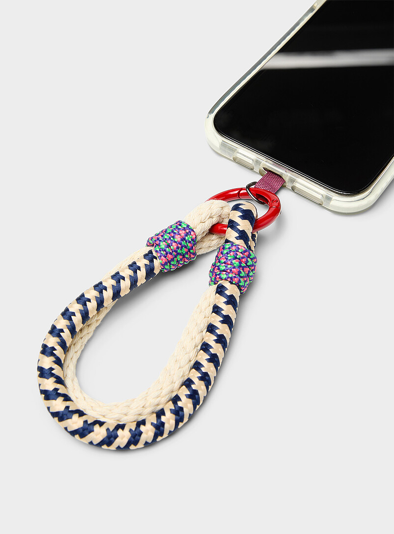 Colourful Cord Charm Keychain