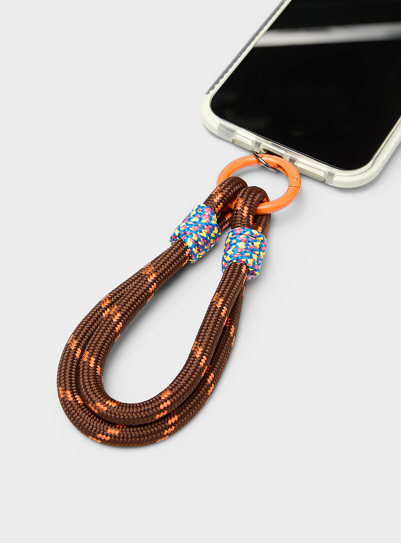 Colourful cord charm keychain product image (primary)