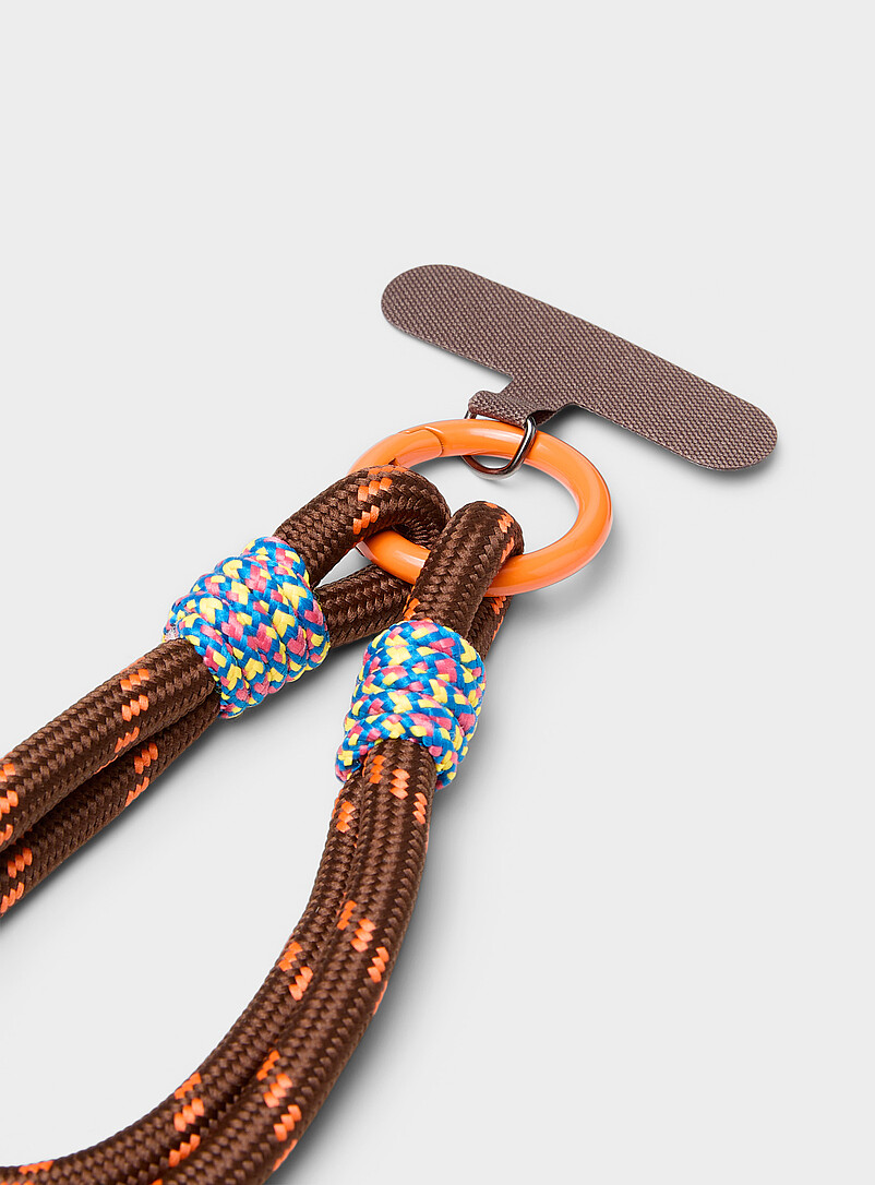 Colourful cord charm keychain product image 2