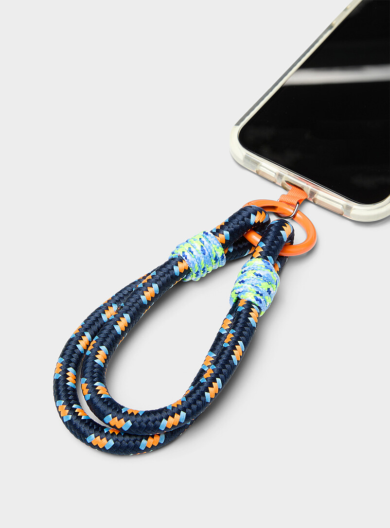 Colourful Cord Charm Keychain