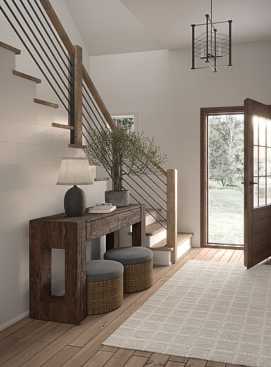 Momeni: Le tapis artisanal quadrill&eacute; laine touffet&eacute;e Archer Voir nos formats offerts Ivoire - Beige cr&egrave;me
