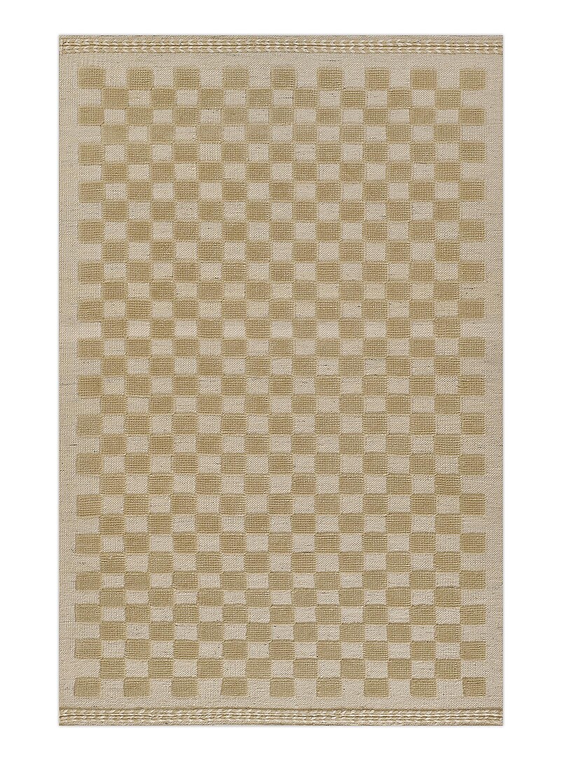 Momeni: Le tapis artisanal minicarreaux bicolores Willow Voir nos formats offerts Vert &agrave; motifs