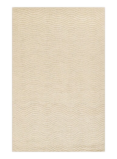 Momeni Off White Archer tufted wool wavy lines handcrafted rug See available sizes