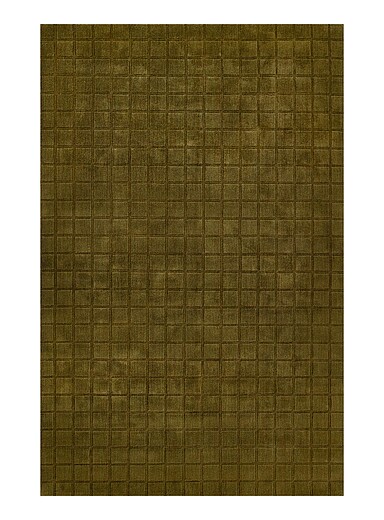 Momeni Khaki/Sage/Olive Contour embossed grid pattern plain handcrafted rug See available sizes