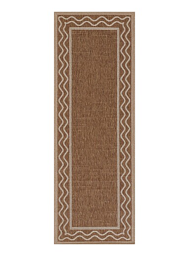 Le tapis de couloir int&eacute;rieur-ext&eacute;rieur lignes vagu&eacute;es Saybrook Erin Gates 80 x 230 cm