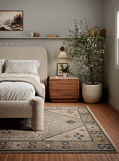 Momeni Patterned Brown Bristol blue medallions rug See available sizes