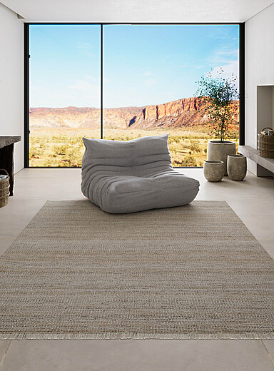 Momeni: Le tapis int&eacute;rieur et ext&eacute;rieur Cove tons naturels Voir nos formats offerts &Eacute;cru - Lin