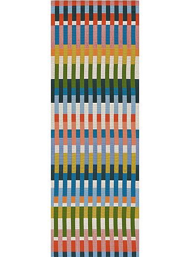 Icon colourful stripes indoor-outdoor hallway rug 80 x 245 cm
