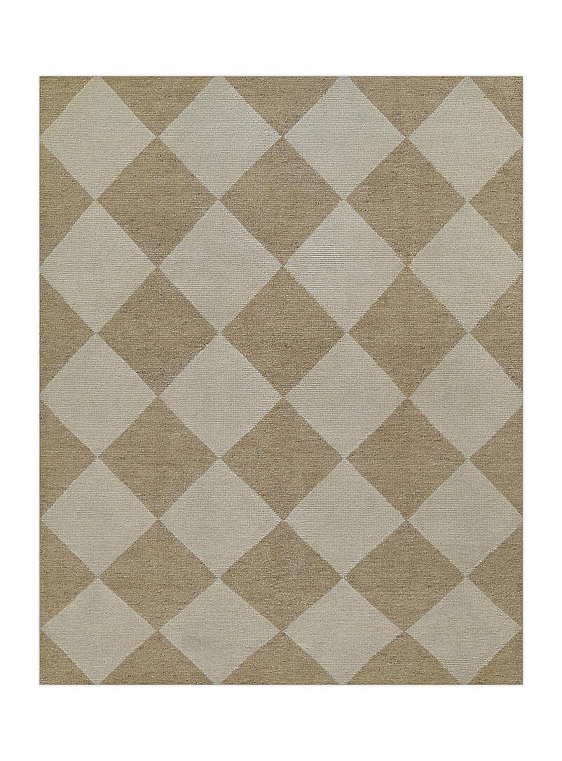 Willow two-tone diamond pattern handcrafted rug See available sizes product image 2
