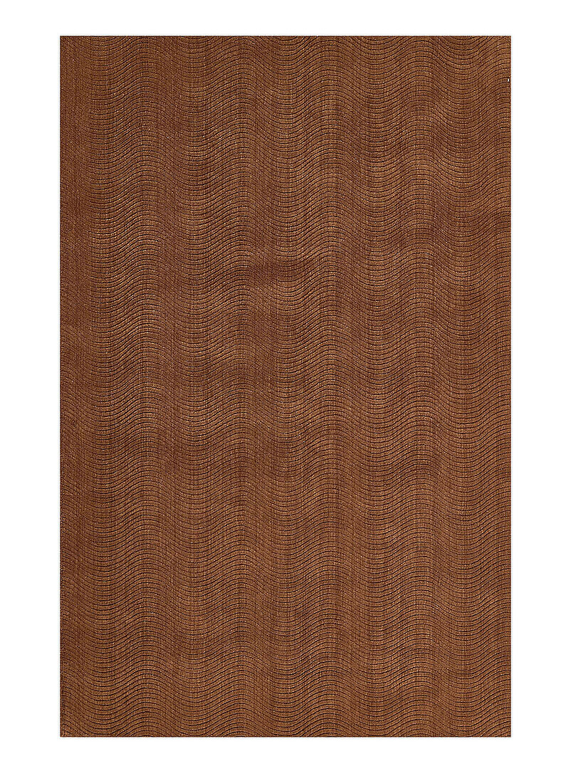 Contour embossed waves handwoven rug See available sizes product image 2