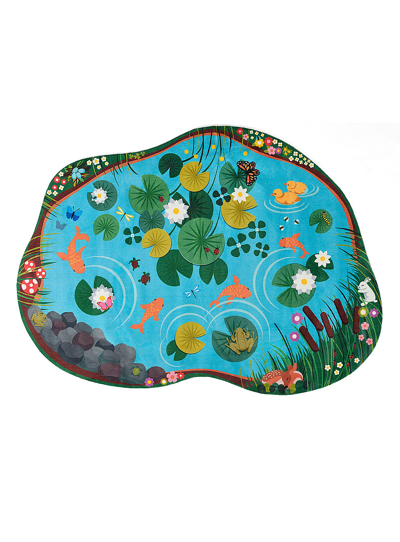 Playground blue pond children's mat 185 x 250 cm product image 3