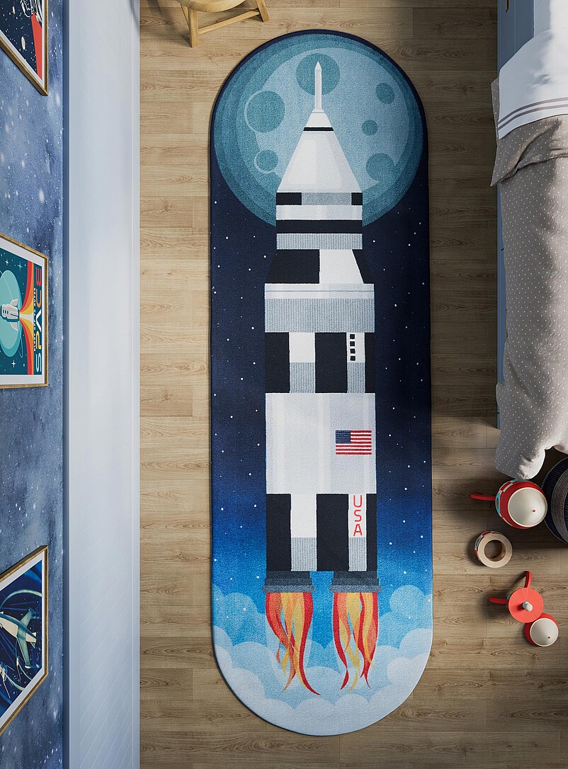 Playground rocket children's mat 70 x 230 cm product image (primary)