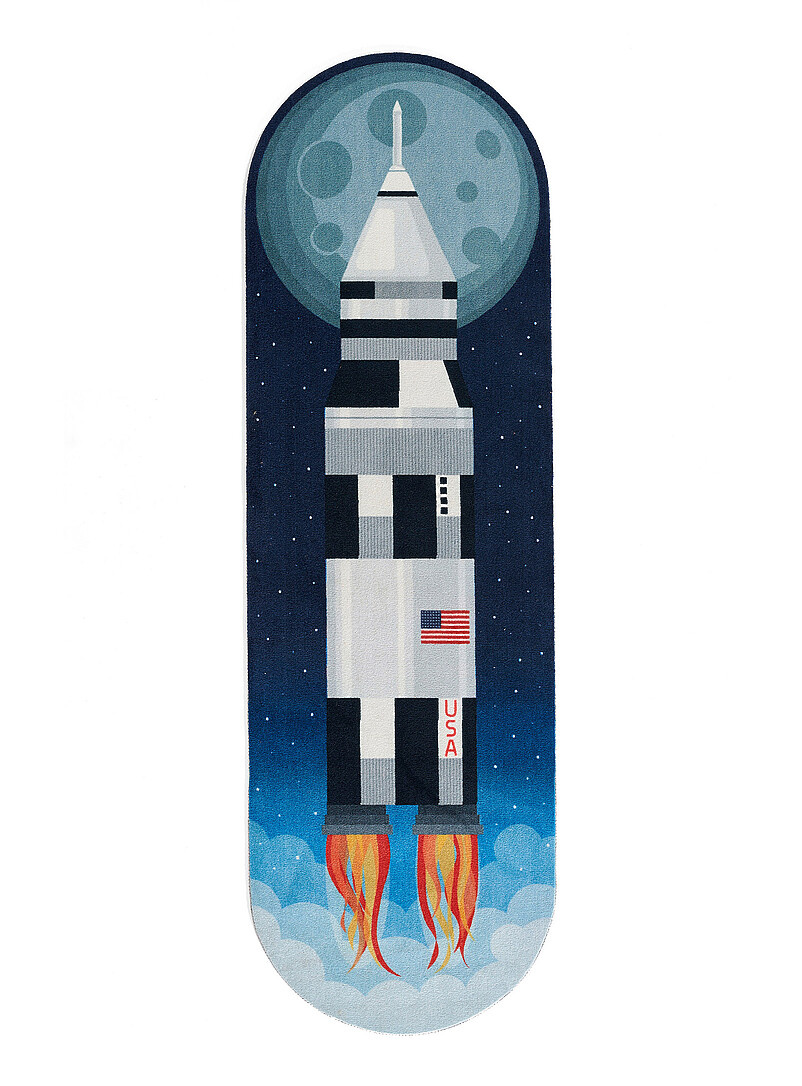 Playground rocket children's mat 70 x 230 cm product image 2