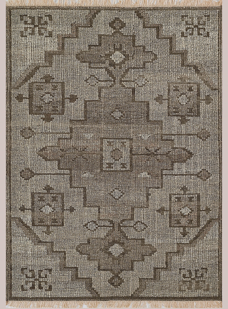Bristol natural tone medallions rug See available sizes product image 2