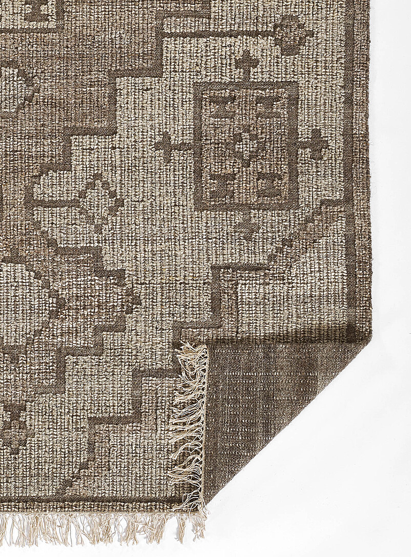 Bristol natural tone medallions rug See available sizes product image 3