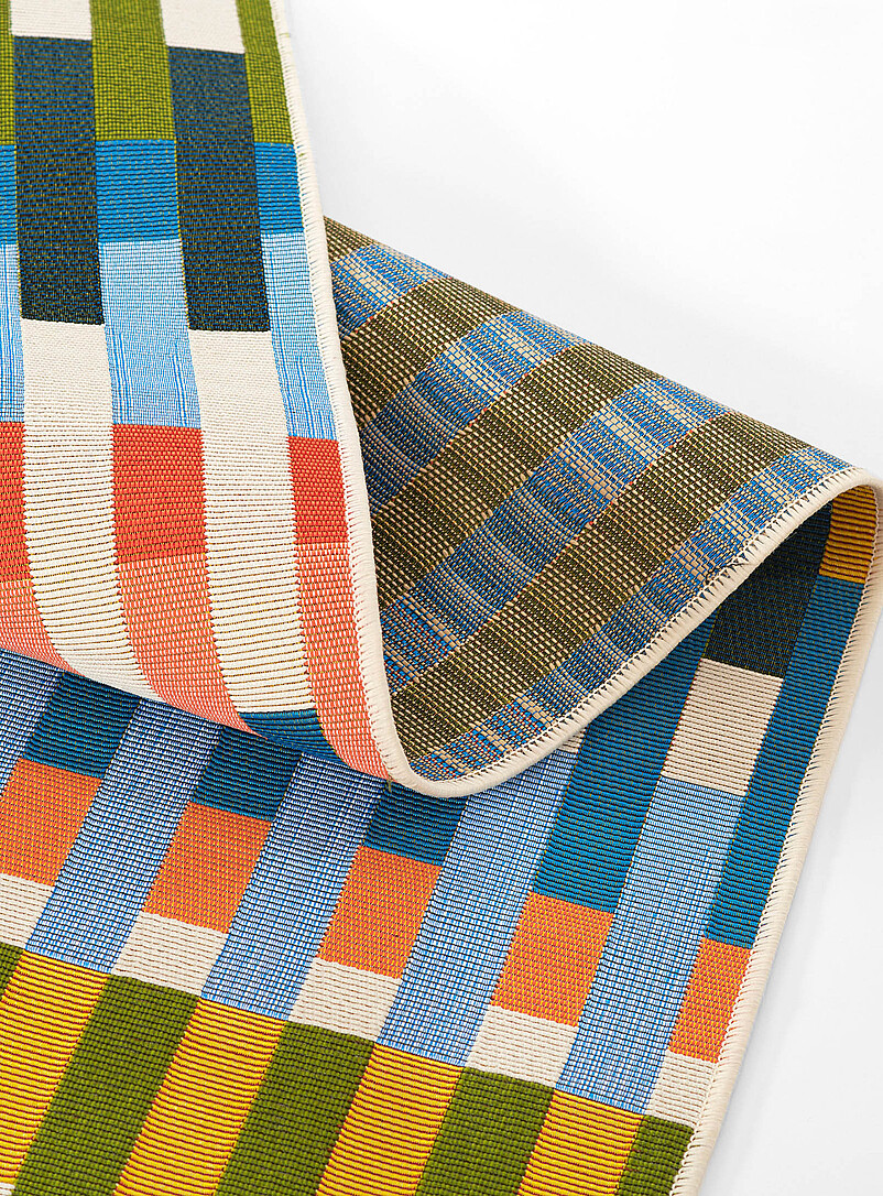 Icon colourful stripes indoor-outdoor hallway rug 80 x 245 cm product image 2