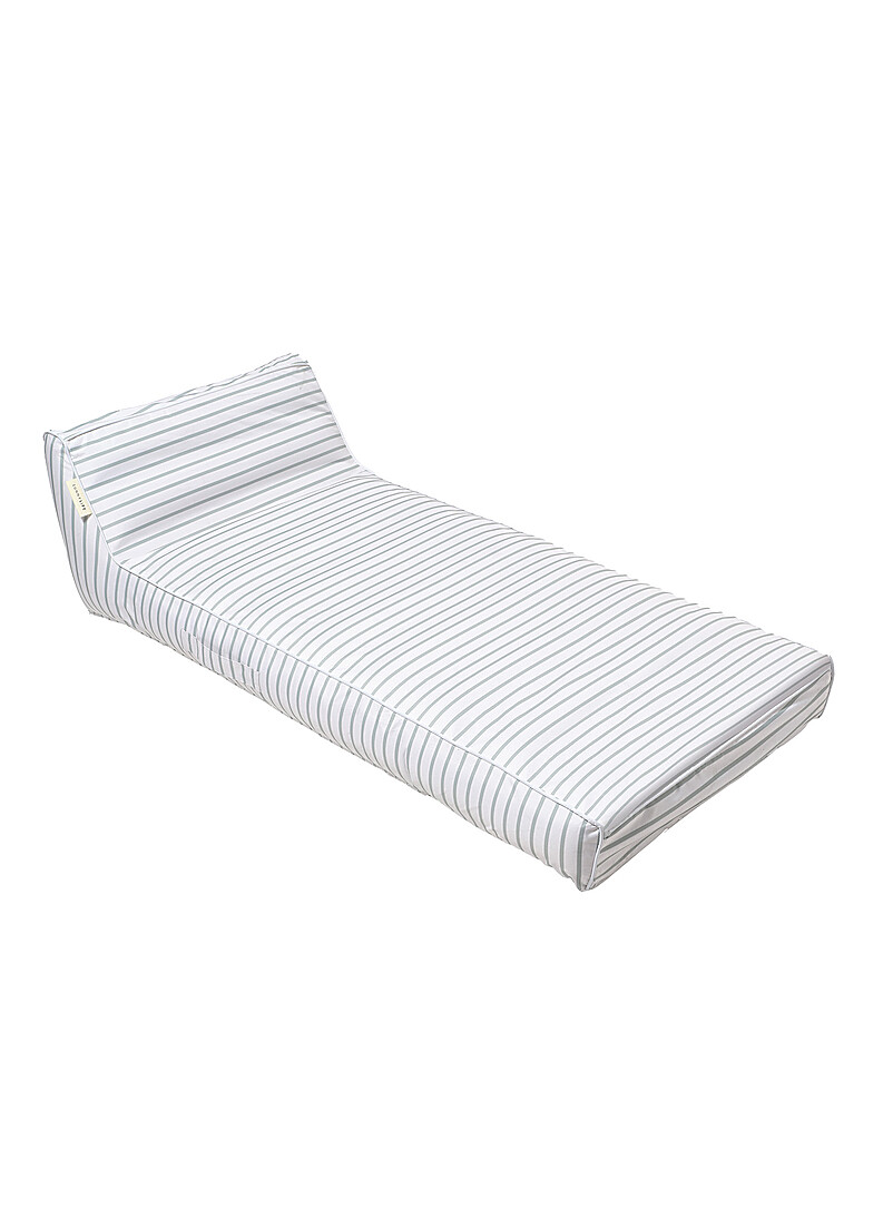 Sunnylife Patterned Green Luxe Lie striped lie-on float